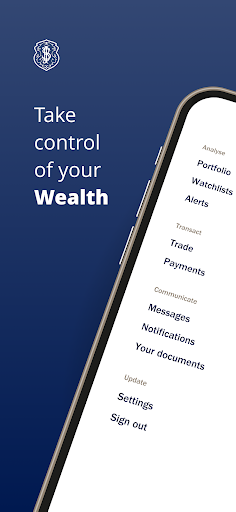 Android application J. Safra Sarasin Wealth screenshort