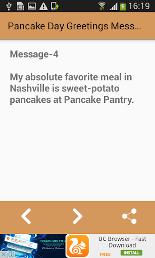 Pancake Day Greetings Messages