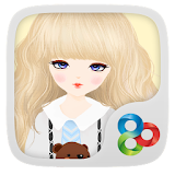 Lovely Girl GO Launcher Theme icon