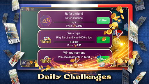 VIP Tarot - Free French Tarot Online Card Game 3.7.5.30 screenshots 4