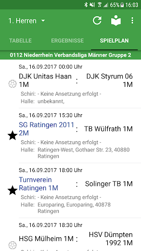 TV Ratingen Handball Screen 2