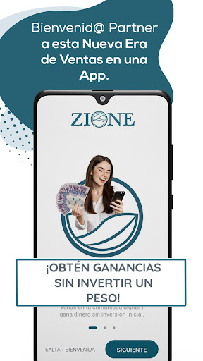 Android application Zione Shop screenshort