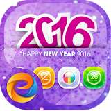 New Year 2016 eTheme Launcher icon