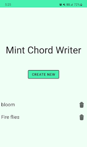 Mint Chord Writer