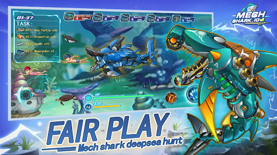 Mech Shark.io Apk Mod for Android [Unlimited Coins/Gems] 6