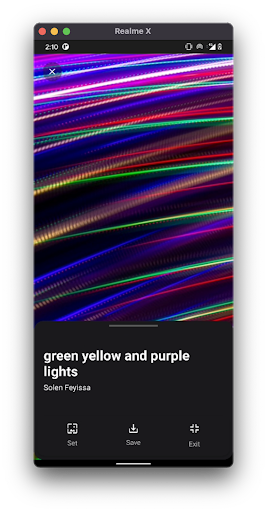 Walla - open source wallpaper Screen 3