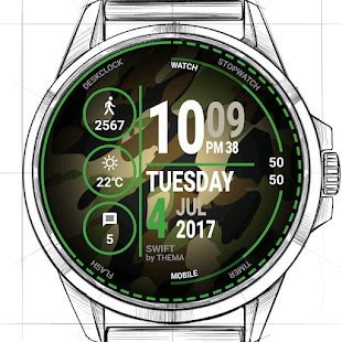 Swift Watch Face & Clock Widget Varies with device APK screenshots 12