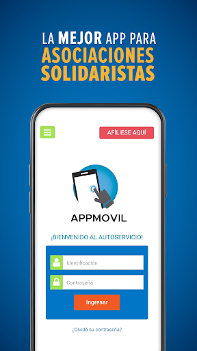 Android application APPMOVIL screenshort