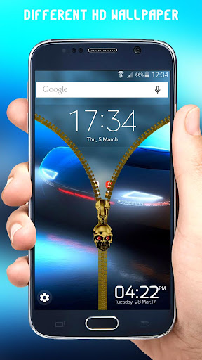Car Zipper Lock Screen Screen 2