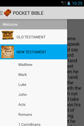 POCKET BIBLE Screen 2