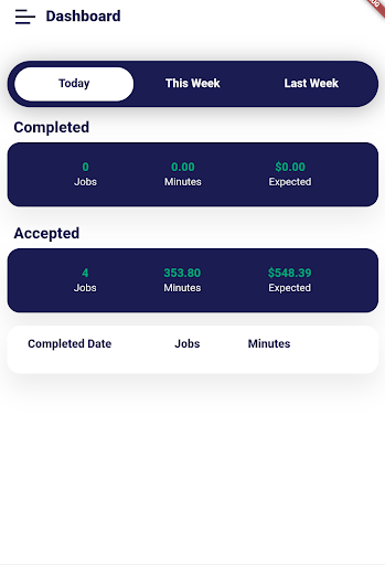 Android application Independent Waste Driver App screenshort