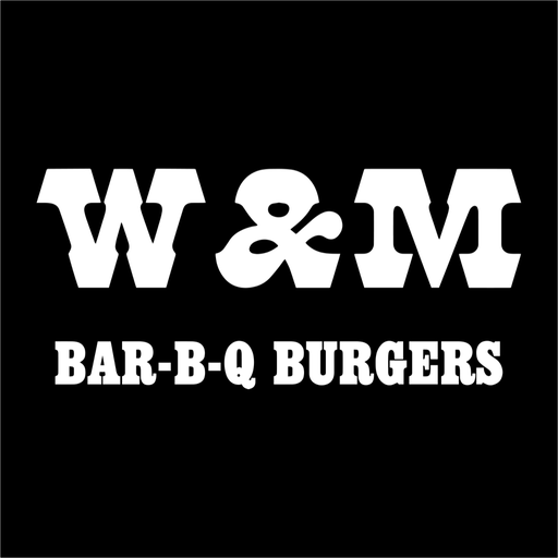 W & M Bar B-Q Burger logo