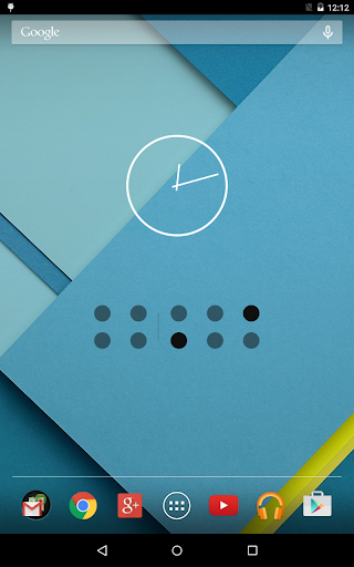 Screenshot of 10-bit Clock Widget