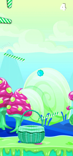 Android application Спуск сладостей screenshort