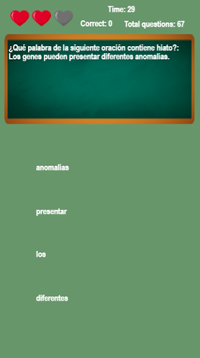 Android application El Hiato Juego Educativo screenshort