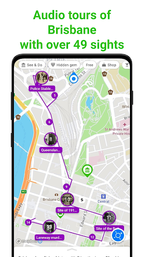 Android application Brisbane Tour Guide:SmartGuide screenshort