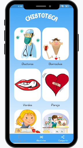 Android application Chistoteca screenshort