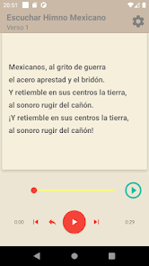 Screenshot 5 Himno México Memorizar Escucha android