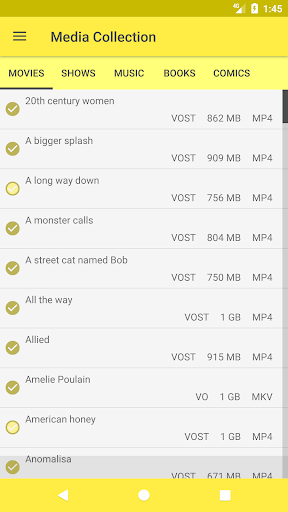 Android application GMT Media Collection screenshort