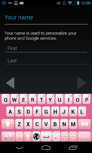 Hotpink keyboard image Screen 2