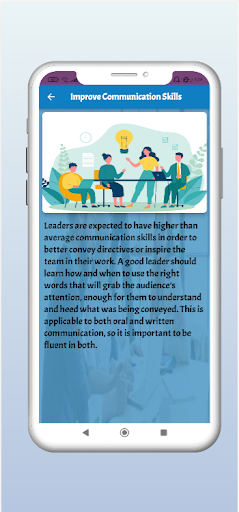 Android application Ways Leader Develop Themselves screenshort