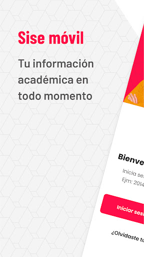 Android application SISE Móvil screenshort