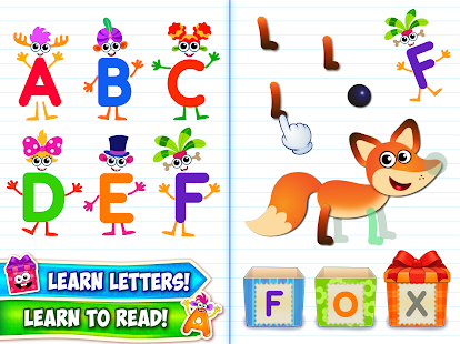 Скачать игру Baby ABC in box Kids alphabet games for toddlers для Android бесплатно