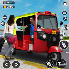 Tuk Tuk Rickshaw Games Taxi 3D Mod apk скачать последнюю версию бесплатно