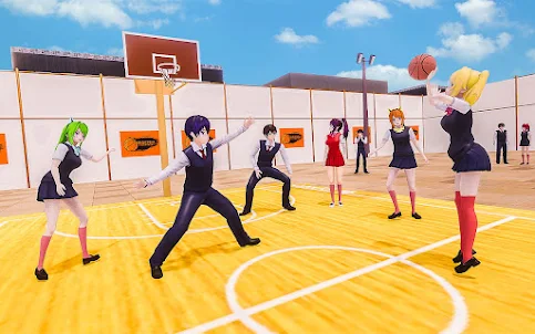Anime School Girl Life Sim 3D