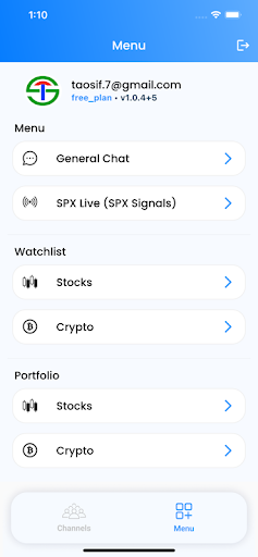 Selective Signals App Screen 3