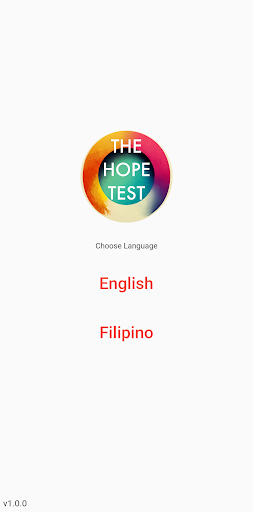Android application The Hope Test screenshort