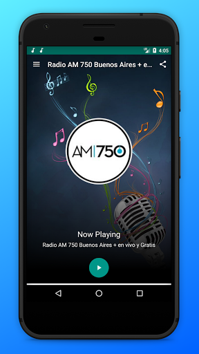 Android application Radio AM 750 Buenos Aires App screenshort