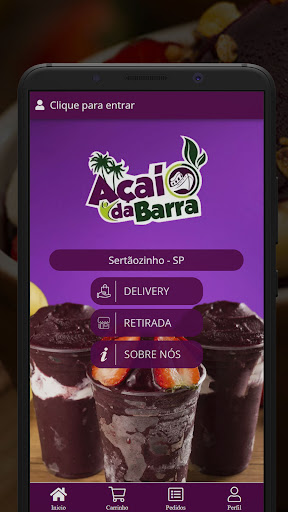 Android application Açaí da Barra - Sertãozinho screenshort