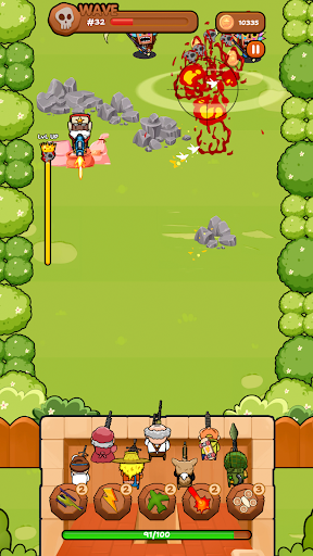 Gramp Defenders: Merge TD Screen 2
