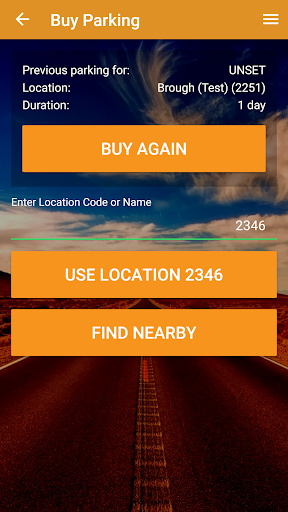 Connect Cashless Parking Screen 3