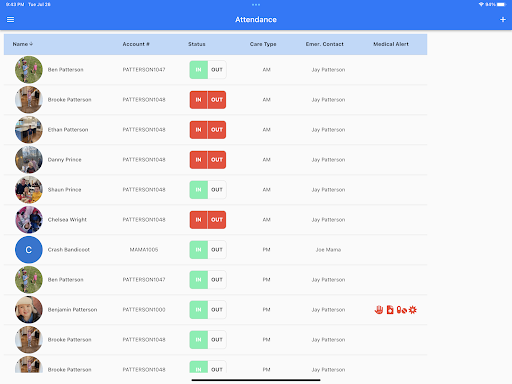 Kidlet.Care Provider Screenshot