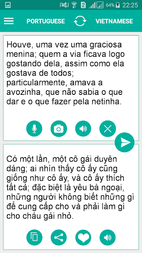 Vietnamese Portuguese Translat Screen 2