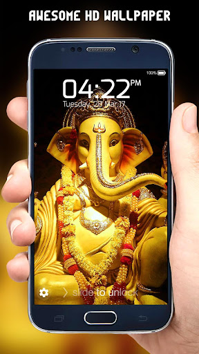 Android application Ganesha Lock Screen screenshort