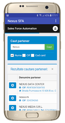 Nexus SFA - Sales Force Automa Screen 2