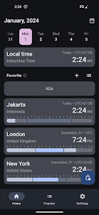 WorldTime: World Clock, Widget