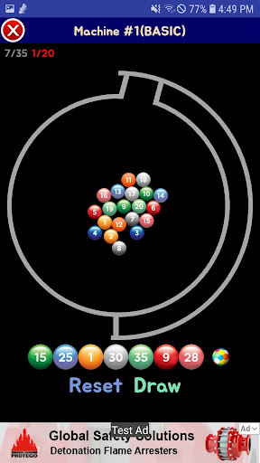 Lotto Machine - 2D Generator screenshot 1