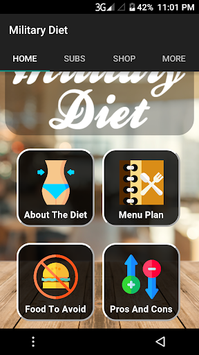 Android application The Military Diet screenshort