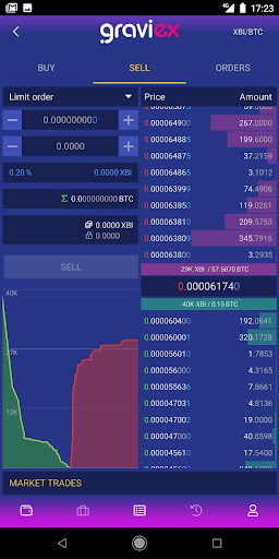 GRAVIEX - Cryptocurrency Excha Screen 3
