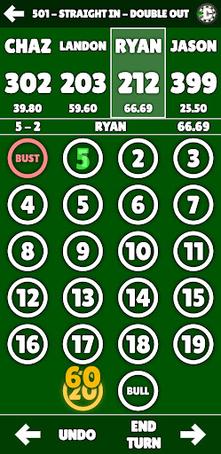 DARTSCAPE - easy darts score Screen 2