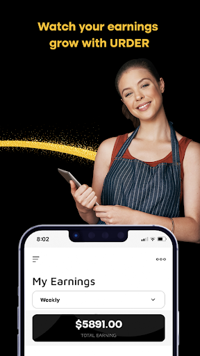 Android application URDER Partner screenshort