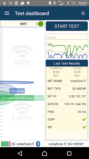 Android application Smart Radio Monitor screenshort