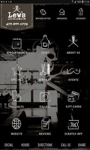 Lews Barbershop Screen 2