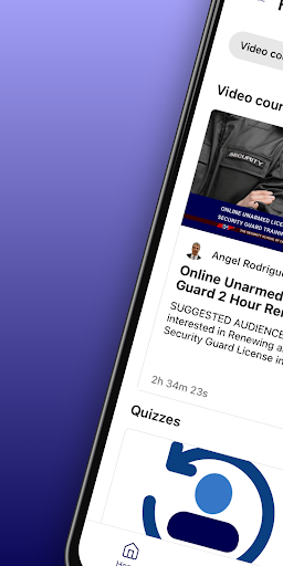 Android application Alliance Training and Testing screenshort