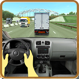 Driving in Truck icon