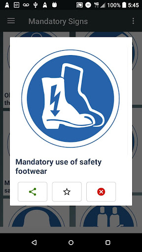 Mandatory Signs - Occupational Screen 3